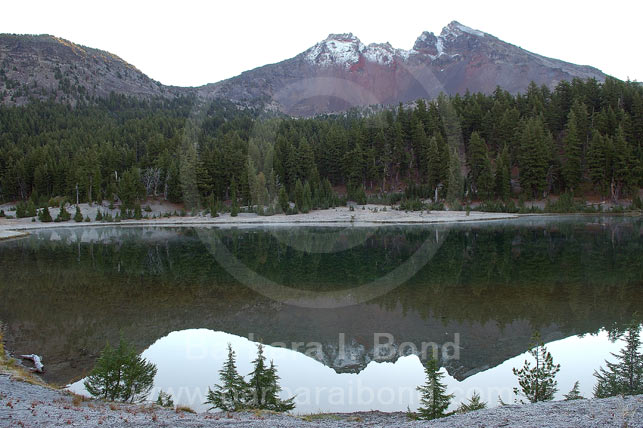 Green Lakes with Broken Top