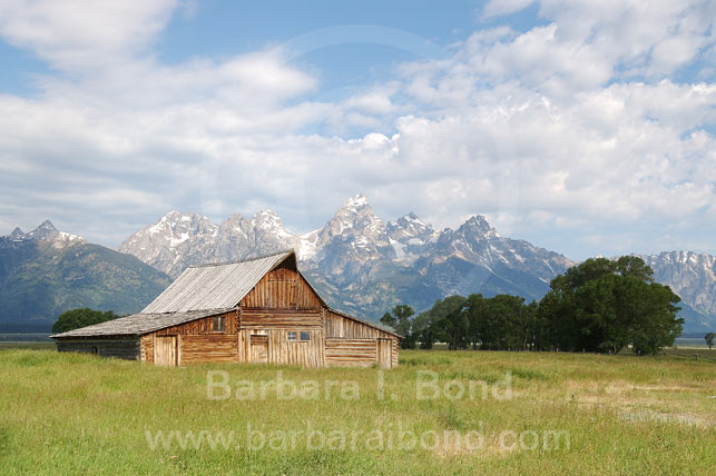 Grand Tetons with Mormon Row Barn