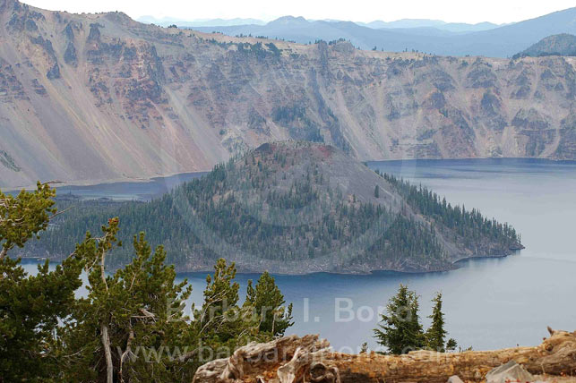 Wizard Island in Crater Lake